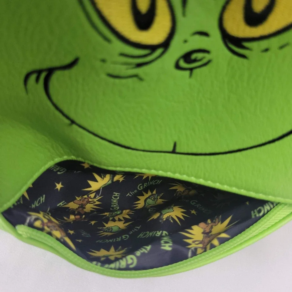 Loungefly Dr Seuss The Grinch Cosplay Mini Backpack Green  NWT
